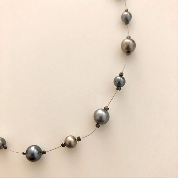 Carolee | Multicolored Faux Pearl Necklace | 16” Length - Picture 2 of 3